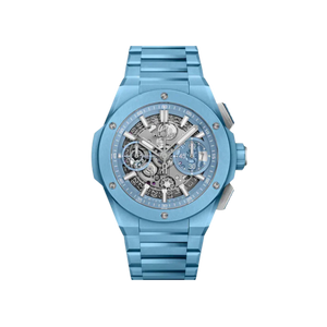 H Big Bang INTEGRATED SKY BLUE CERAMIC Ref# 451.EX.5120.EX